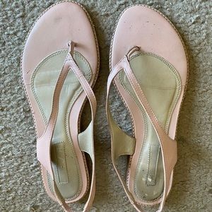 Unisa Gretchen pink t-strap slingback sandals